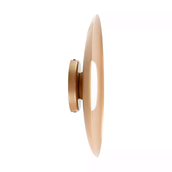 ARANDELA SPOTLINE 1117/24 DOT Ø24X5,5CM ALUMÍNIO DOURADO 12W 3000K