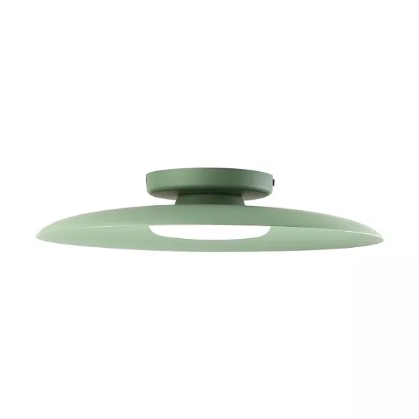 PLAFON SPOTLINE 1118/24 DOT Ø24X5,5CM ALUMÍNIO VERDE BIO 12W 3000K