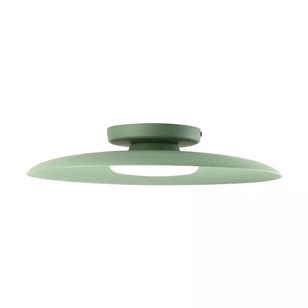 PLAFON SPOTLINE 1118/33 DOT Ø33X6,6CM ALUMÍNIO VERDE BIO 12W 3000K