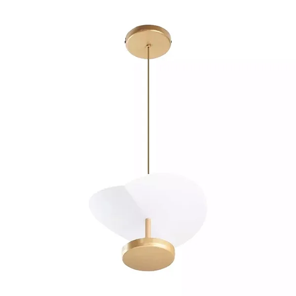 PENDENTE SPOTLINE 1070/40 UP Ø40X14CM ALUMÍNIO DOURADO FOSCO 22W 3000K