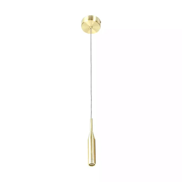 PENDENTE SPOTLINE 1095/1 SET Ø3X19CM ALUMÍNIO DOURADO 3W 3000K