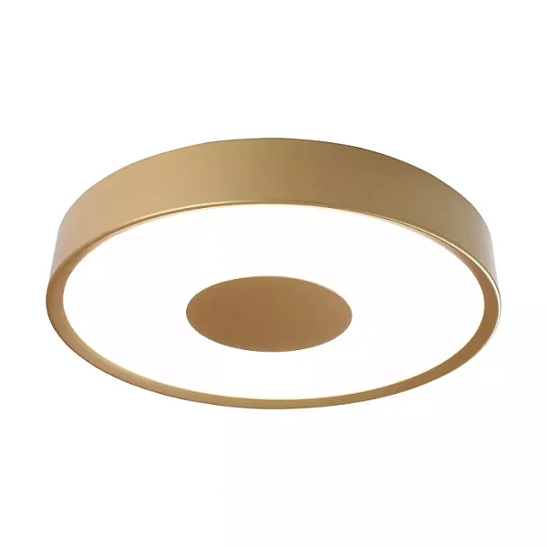 PLAFON SPOTLINE 1078/38 BALLOON 7X37CM ALUMÍNIO DOURADO FOSCO 26W MULTITEMPERATURA