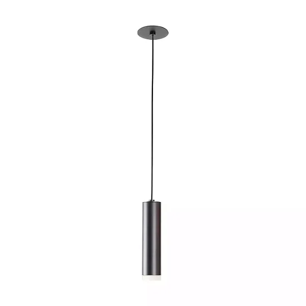 PENDENTE SPOTLINE 1062/1-15 ZODIAC Ø40X15CM ALUMÍNIO PRETO 1XMR16