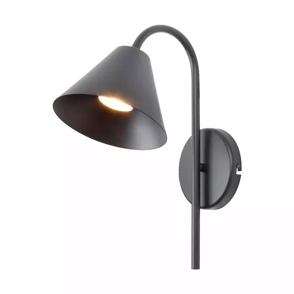 ARANDELA SPOTLINE 1106/1 CAP EXTERNO Ø16X35CM ALUMÍNIO PRETO 1XGU10