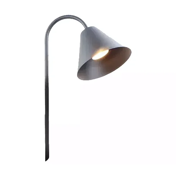 BALIZADOR SPOTLINE 1104/1 CAP Ø16X35CM ALUMÍNIO PRETO 1XGU10