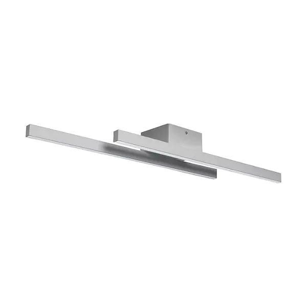 PLAFON SPOTLINE 812/60 LED KIT LINEAR SOBREPOR 75X12X8CM ALUMÍNIO BRANCO 3000K 18W
