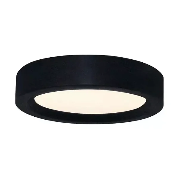 PLAFON SPOTLINE 385/3 SOBREPOR SMART REDONDO Ø35X9,5CM ALUMÍNIO PRETO 3XE27