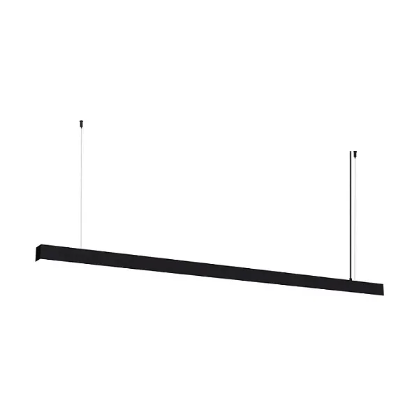 PENDENTE SPOTLINE 814/120 LED ROAD RETANGULAR 4X120X5CM ALUMÍNIO PRETO 38W 4000K