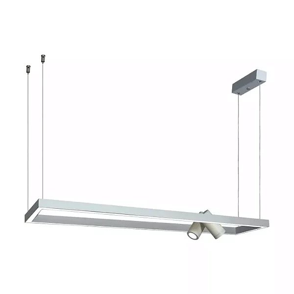 PENDENTE SPOTLINE 830/1 LED ONLY 8X80X20CM ALUMÍNIO BRANCO 34W 3000K