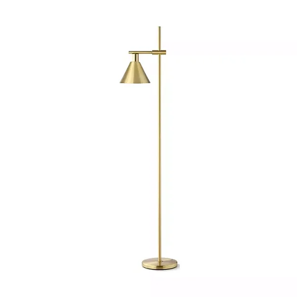 COLUNA SPOTLINE 837/1 CHÃO PISO MADRI 155CM ALUMÍNIO DOURADO ONO  1XE27