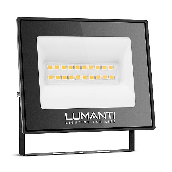 KIT 5 REFLETOR START LUMANTI LED 20W 5500K AUTOVOLT 1600 LUMENS