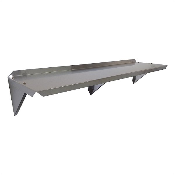Prateleira Aérea 120 x 30 cm Inox