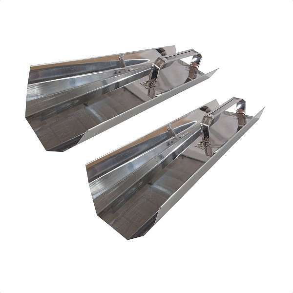 2 Pegadores para Frango Assado Inox