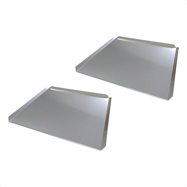 2 Bandejas para Forno Fast Oven 35 x 35 x 1 cm Alumínio