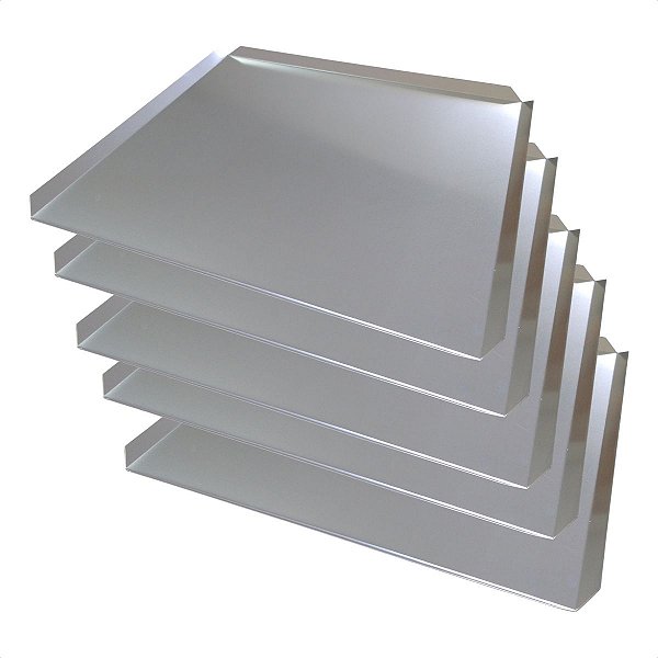 5 Bandejas para Forno Fast Oven 35 x 35 x 1 cm Alumínio
