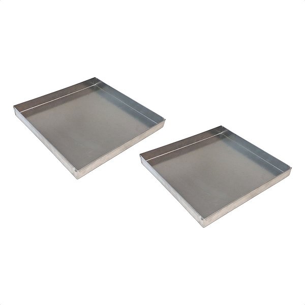 2 Assadeiras para Brownie 31 x 31 x 3 cm Alumínio