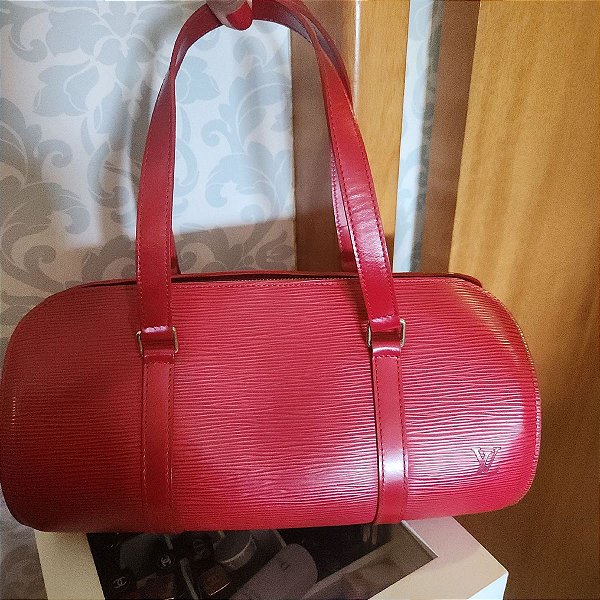 Bolsa Louis Vuitton Papillon Couro Vermelha