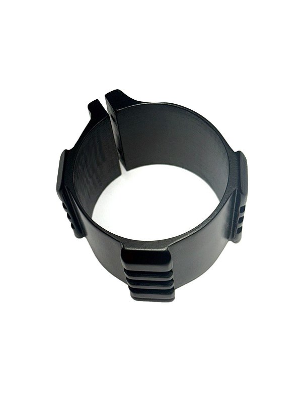 Abraçadeira Carabina Pcp Cilindro Carbono 62mm Trilho 22mm