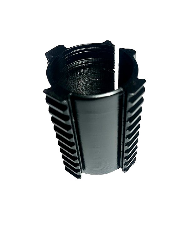 Abraçadeira Carabina Pcp Cilindro Carbono 60mm 3 Trilhos Picatinny