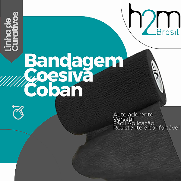 Atadura Elástica - Coban 10 cm