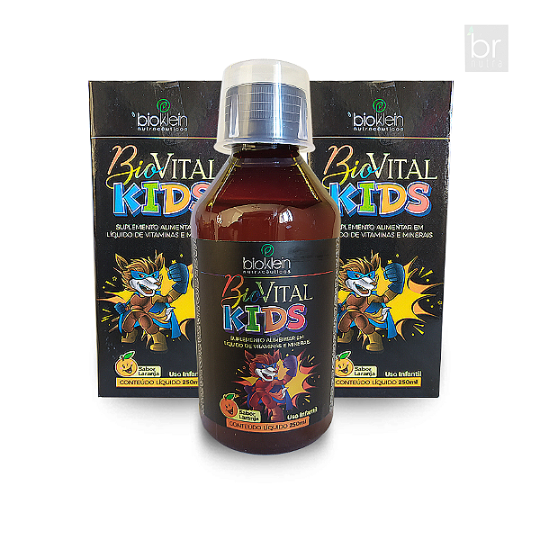 BioVital Kids Líquido 250ml - Sabor Laranja