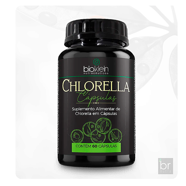 CHLORELLA | RICA FONTE DE NUTRIÇÃO - 60 Cápsulas 550mg