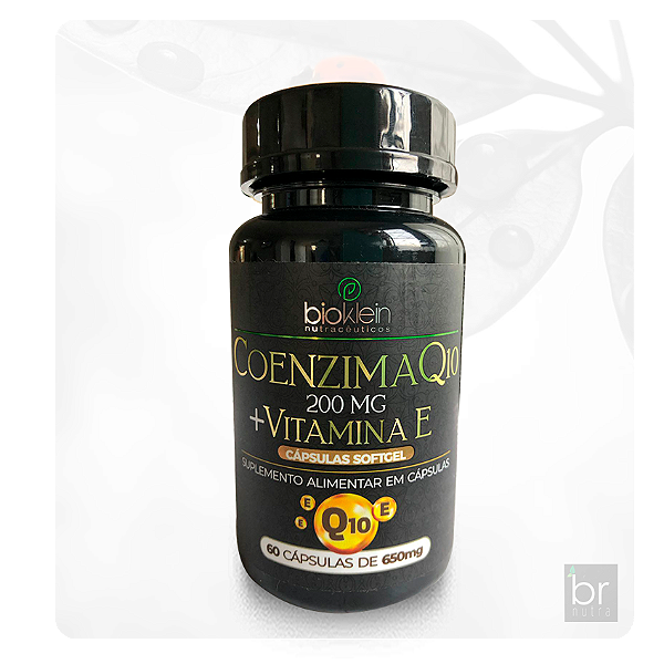 COENZIMA Q10 | 200mg DE Q10 + VITAMINA E - 60 Cápsulas 650mg