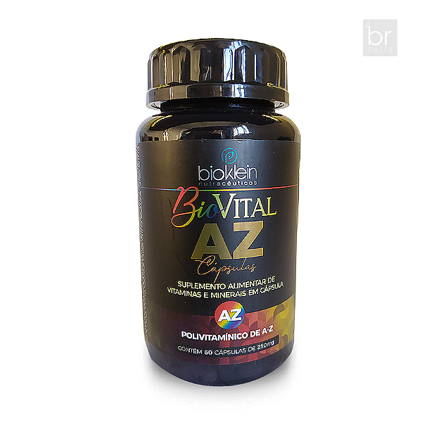 BIOVITAL A-Z MULTIVITAMÍNICO | 60 Cápsulas 400mg