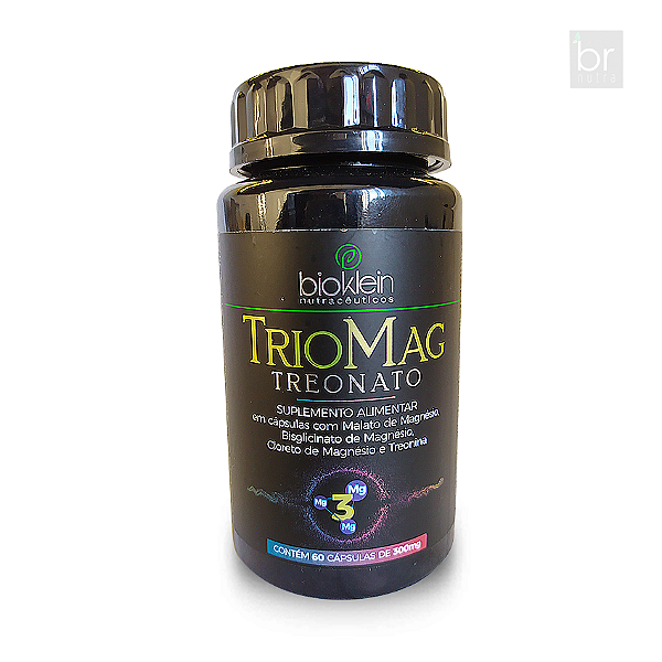 TRIOMAG | 3 MAGNÉSIOS + TREONINA - 60 Cápsulas 550mg