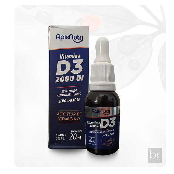 SUPLEMENTO DE VITAMINA D3 2000 UI - Gotas 20ml
