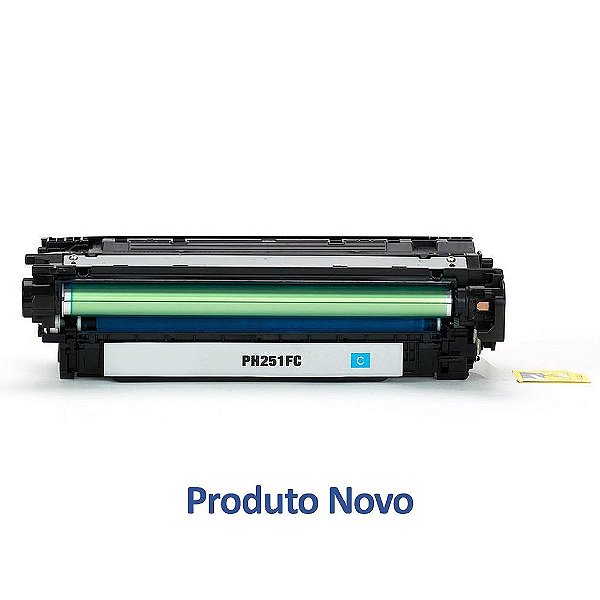 Toner HP CP3525dn | CM3530 | CE251A LaserJet Ciano Compatível
