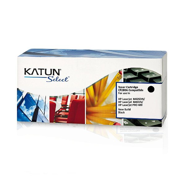 Toner HP CF280A | 80A Preto Katun para 2.700 páginas