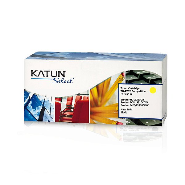 Toner Brother TN-223Y Amarelo Katun para 2.300 páginas