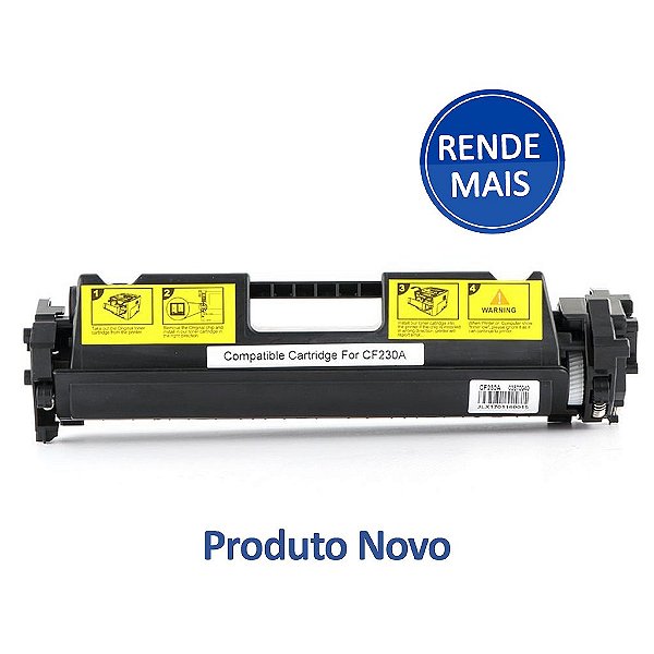 Toner HP CF230X | 30X | 230X LaserJet Pro Preto Compatível para 3.500 páginas