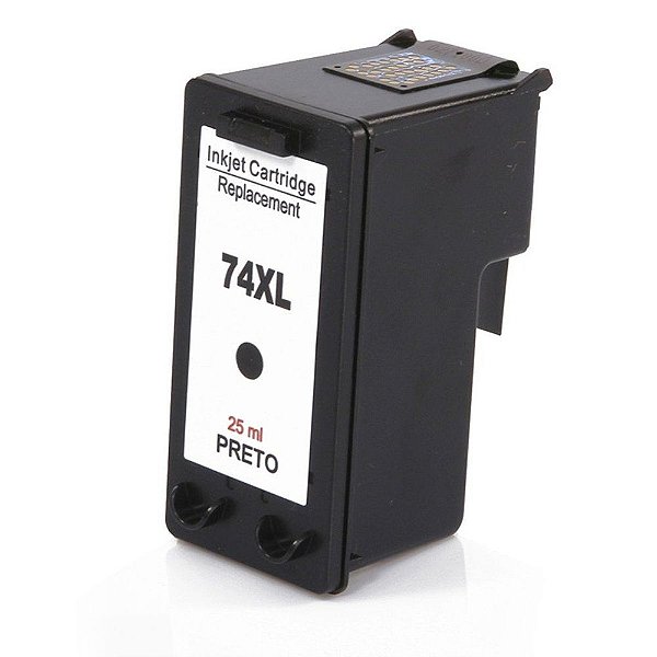 Cartucho HP C4480 | C5580 | J5780 | HP 74XL Preto Compatível
