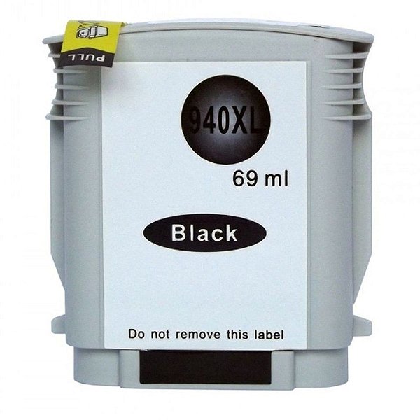 Cartucho para HP 8000 | Pro 8000dn | HP 940XL Preto Compatível 69ml