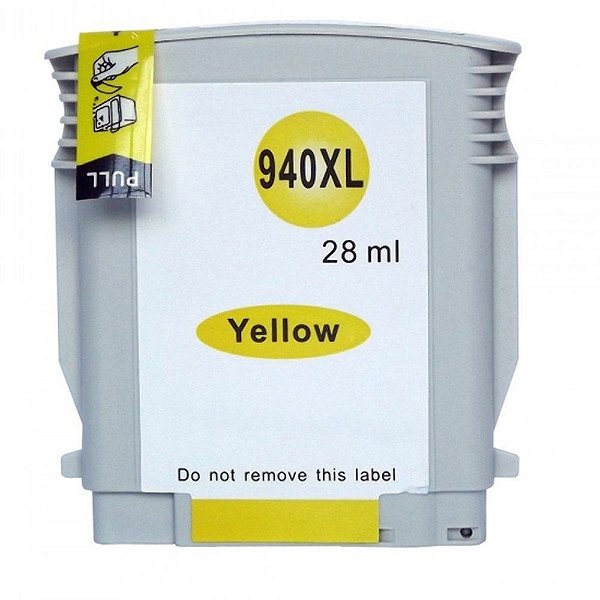 Cartucho para HP Pro 8000 | Pro 8500A | HP 940XL Amarelo Compatível 28ml