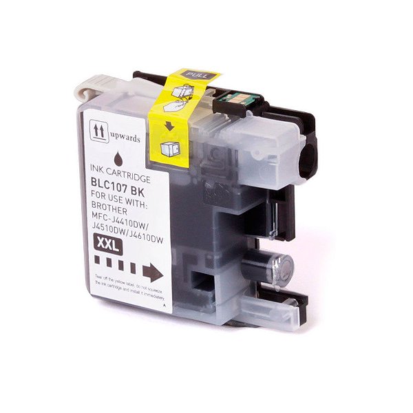 Cartucho para Brother MFC-J4510DW | LC107BK Preto Compatível