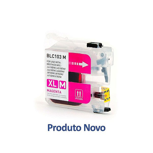 Cartucho Brother LC103M Magenta Compatível 9ml