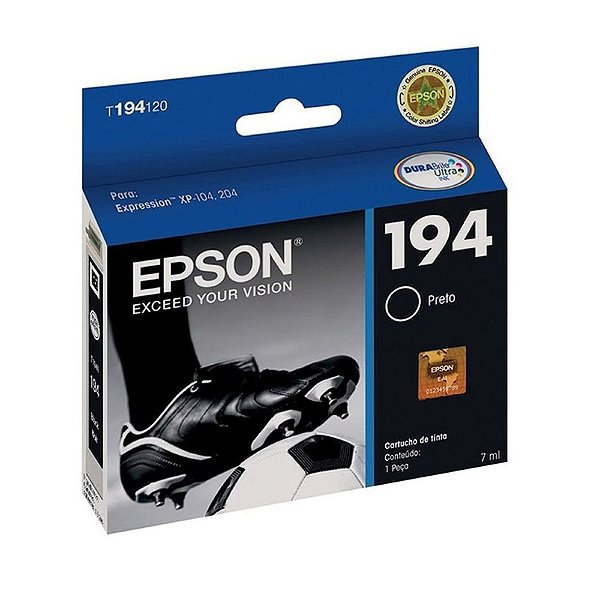 Cartucho Epson XP-214 | XP-211 | T194120 Preto Original