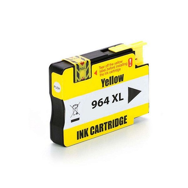 Cartucho HP 964XL | HP 964 | 3JA56AL OfficeJet Pro Amarelo Compatível