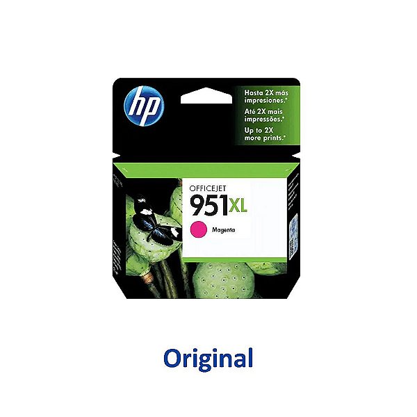 Cartucho HP 951XL | CN047AB | HP 951XL Officejet Magenta Original 17ml