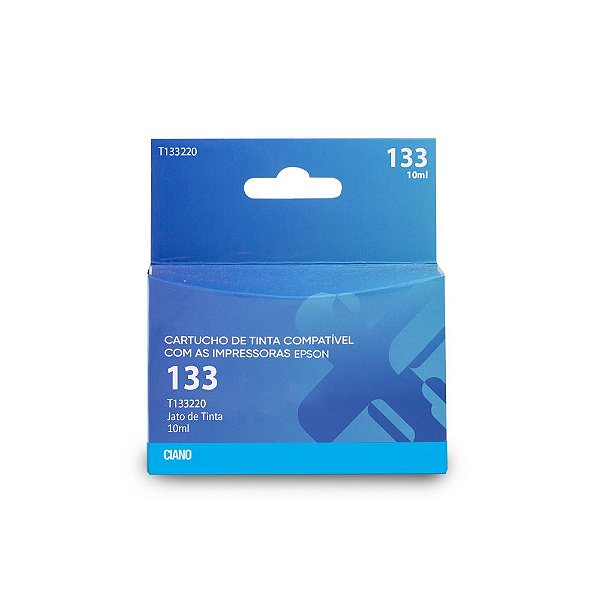 Cartucho Epson 133 | T133220 Ciano Compatível 10ml