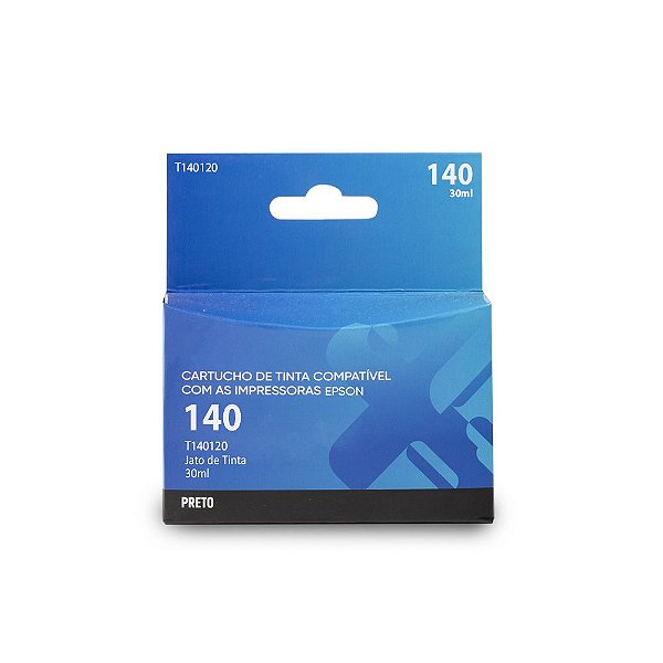 Cartucho Epson 140 | T140120 Preto Compatível 30ml