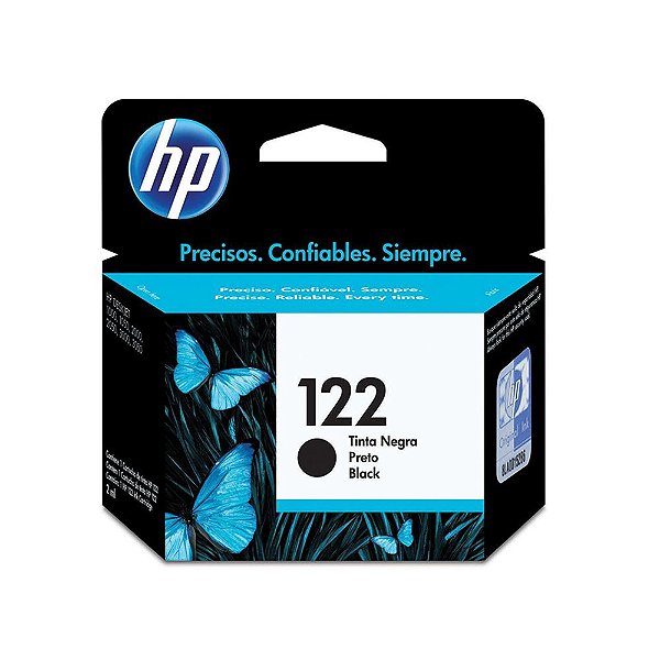 Cartucho HP 122 | CH561HB Preto Original 2ml