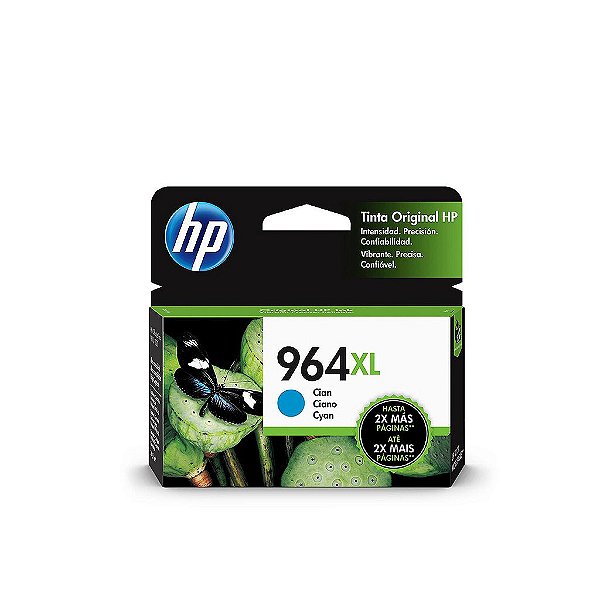 Cartucho HP 964XL Ciano Original 22,77ml