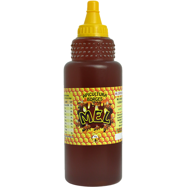 Mel Puro De Abelhas -  1 Kg (750ml) - Florada Eucalipto