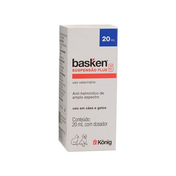 Antiparasitário Konig Basken Plus 20ml - Proteção Completa
