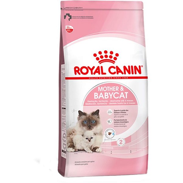 Ração Seca Royal Canin Feline Mother & Babycat para Gatas e Filhotes 1,5kg