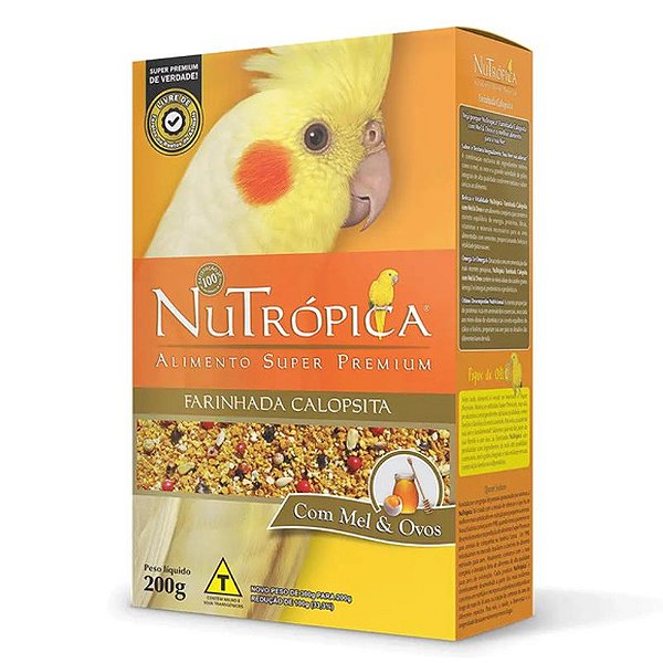 Farinhada Nutrópica Nutrição Completa para Pássaros 200g